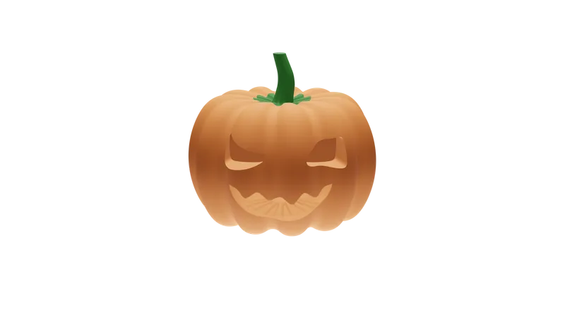 Abóbora de Halloween  3D Icon