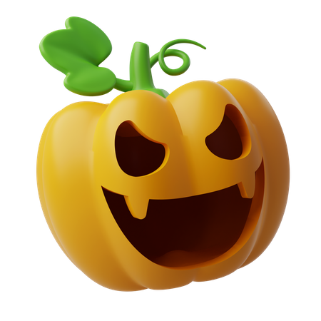 Abóbora de Halloween  3D Icon