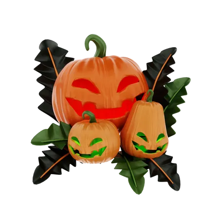 Abóbora de Halloween  3D Icon