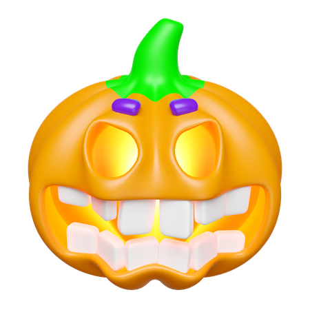 Abóbora de Halloween  3D Icon