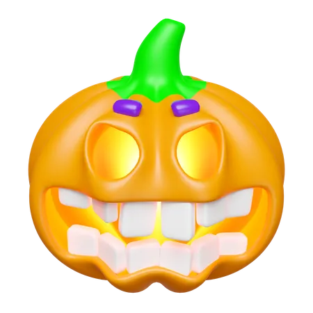 Abóbora de Halloween  3D Icon