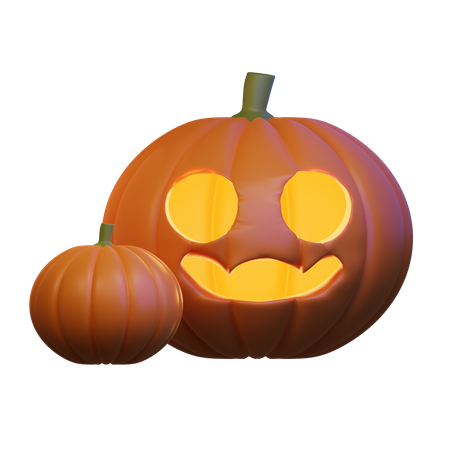 Abóbora de Halloween  3D Icon