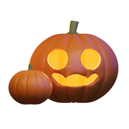 Abóbora de Halloween  3D Icon