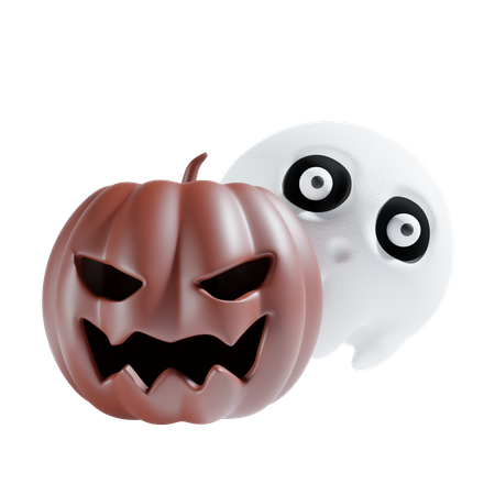 Abóbora de Halloween  3D Icon