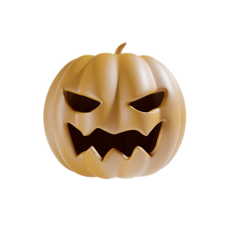 Abóbora de Halloween  3D Icon