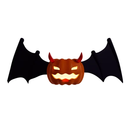 Morcego abóbora  3D Icon
