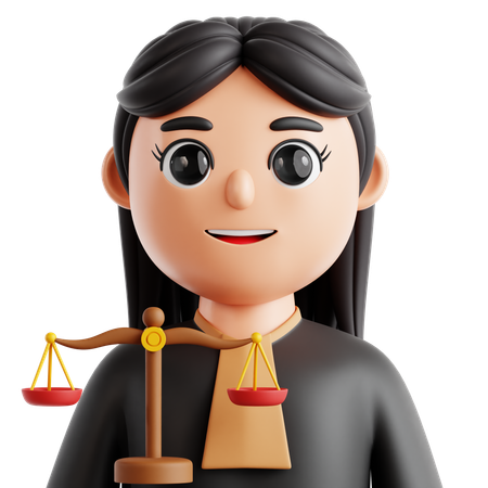 Abogado  3D Icon