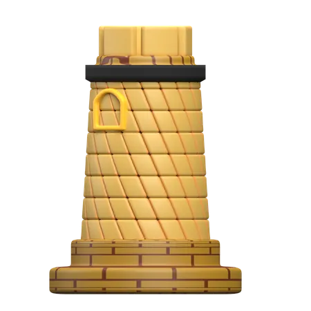 Abondonted Tower  3D Icon