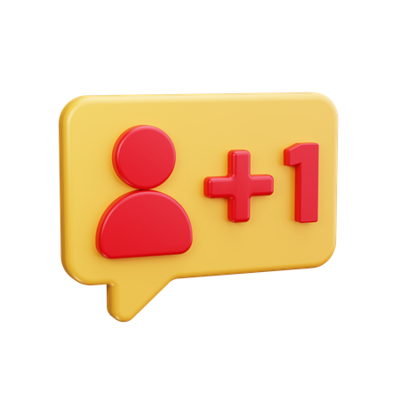 Abonné  3D Icon