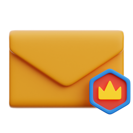 Email d'abonnement  3D Icon