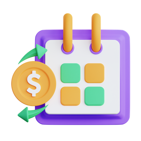 Abonnementzeit  3D Icon