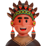 aboriginal emoji 3d