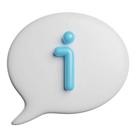 About Help Information 3D Icon