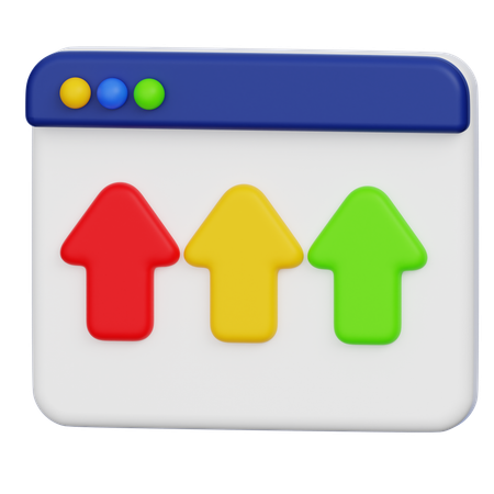 Above The Fold  3D Icon