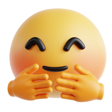 Abraço em emoji  3D Icon