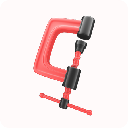 Abrazadera  3D Icon