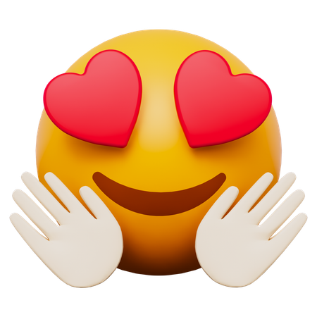 Abrazo emoji  3D Icon