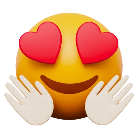 Abrazo emoji  3D Icon