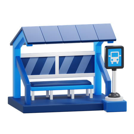 Abri bus  3D Icon