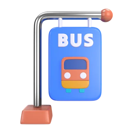 Abrigo de ônibus  3D Icon