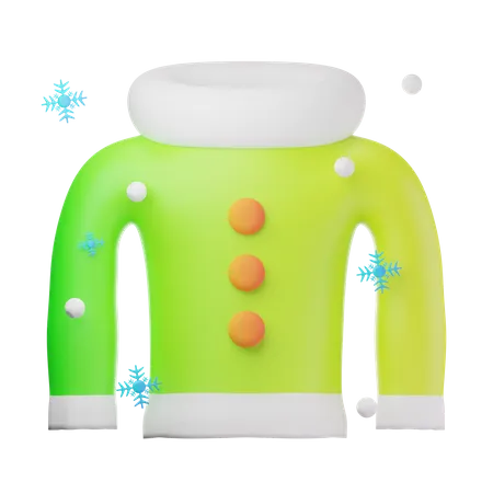Abrigo de invierno  3D Icon