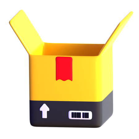 Abrir caja  3D Icon