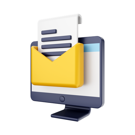 Abrir correo  3D Icon