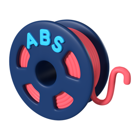ABS Filament Spool  3D Icon