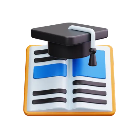 Abschlussbuch  3D Icon