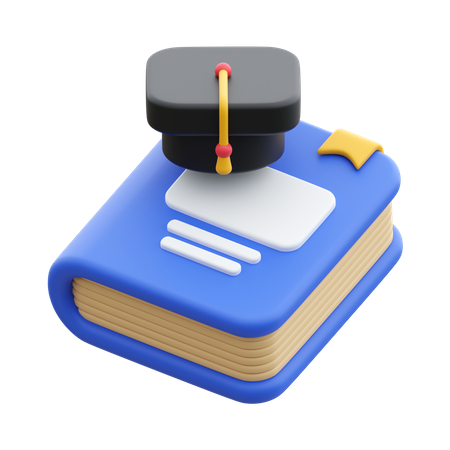 Abschlussbuch  3D Icon