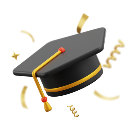 Abiturmütze  3D Icon