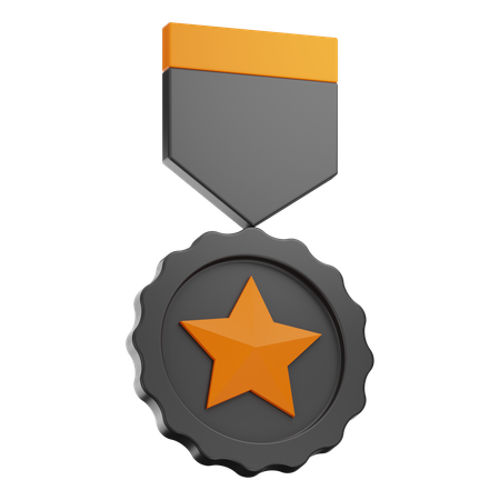 Abschlussmedaille  3D Icon