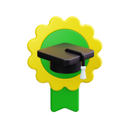 Abschlussmedaille  3D Icon