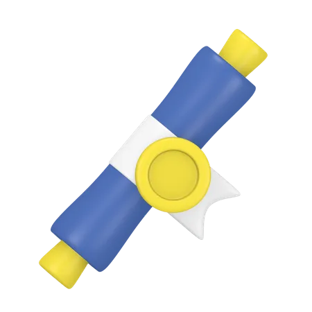 Abschlusszeugnis  3D Icon