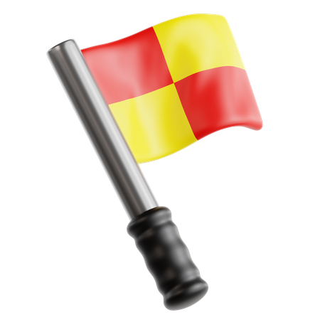 Abseitsflagge  3D Icon