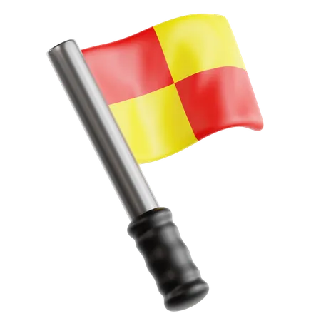 Abseitsflagge  3D Icon