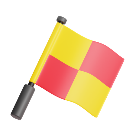 Abseitsflagge  3D Icon
