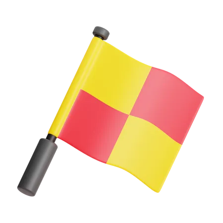 Abseitsflagge  3D Icon