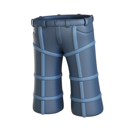 Línea de jeans abstractos  3D Icon