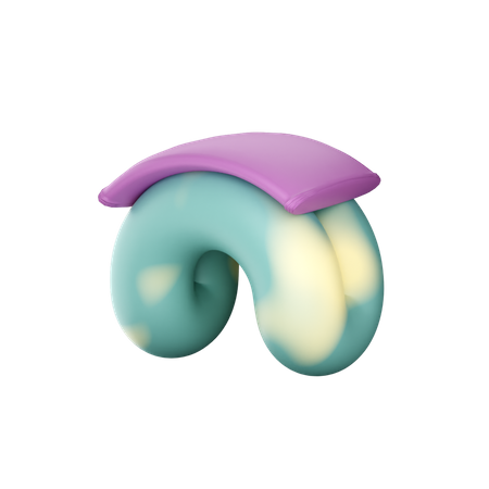 Silla abstracta  3D Icon