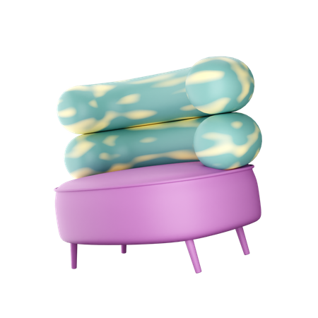 Abstrack Sofa  3D Icon