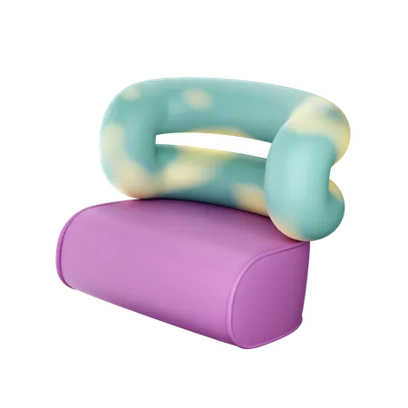 Abstrack Sofa  3D Icon