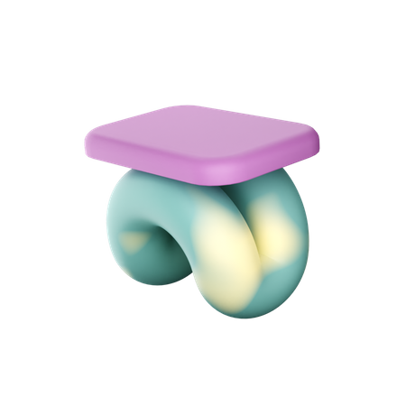 Abstrack Stuhl  3D Icon