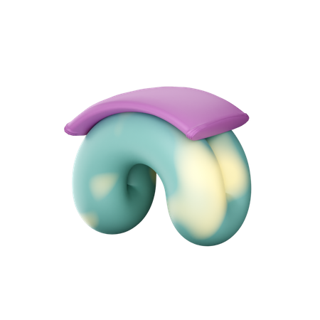 Abstrack Stuhl  3D Icon