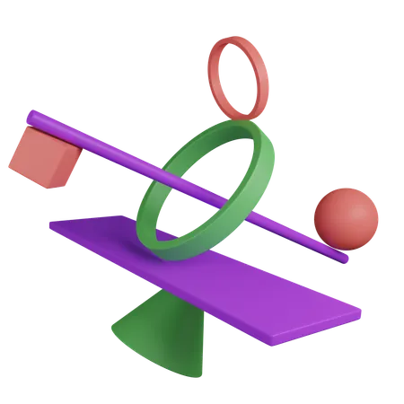 Abstract balance  3D Icon