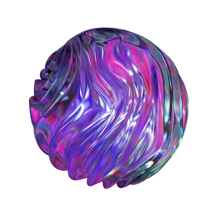 Abstract Ball  3D Icon