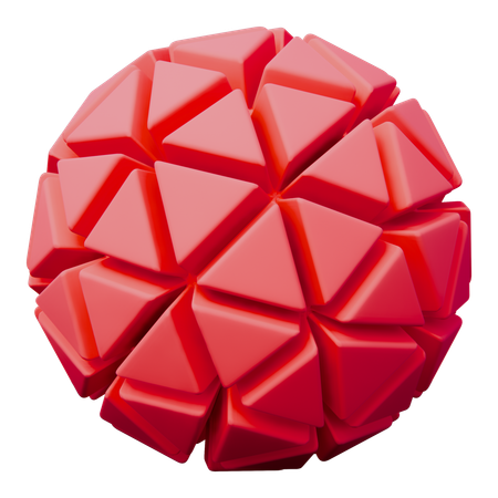 Abstract Ball  3D Icon