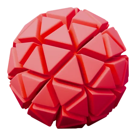 Abstract Ball  3D Icon