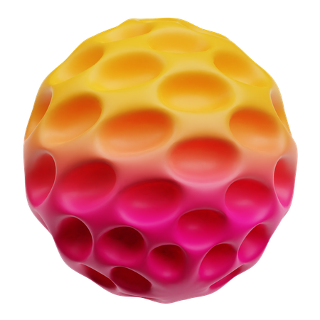 Abstract Ball  3D Icon