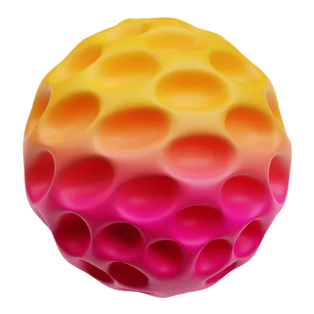 Abstract Ball  3D Icon